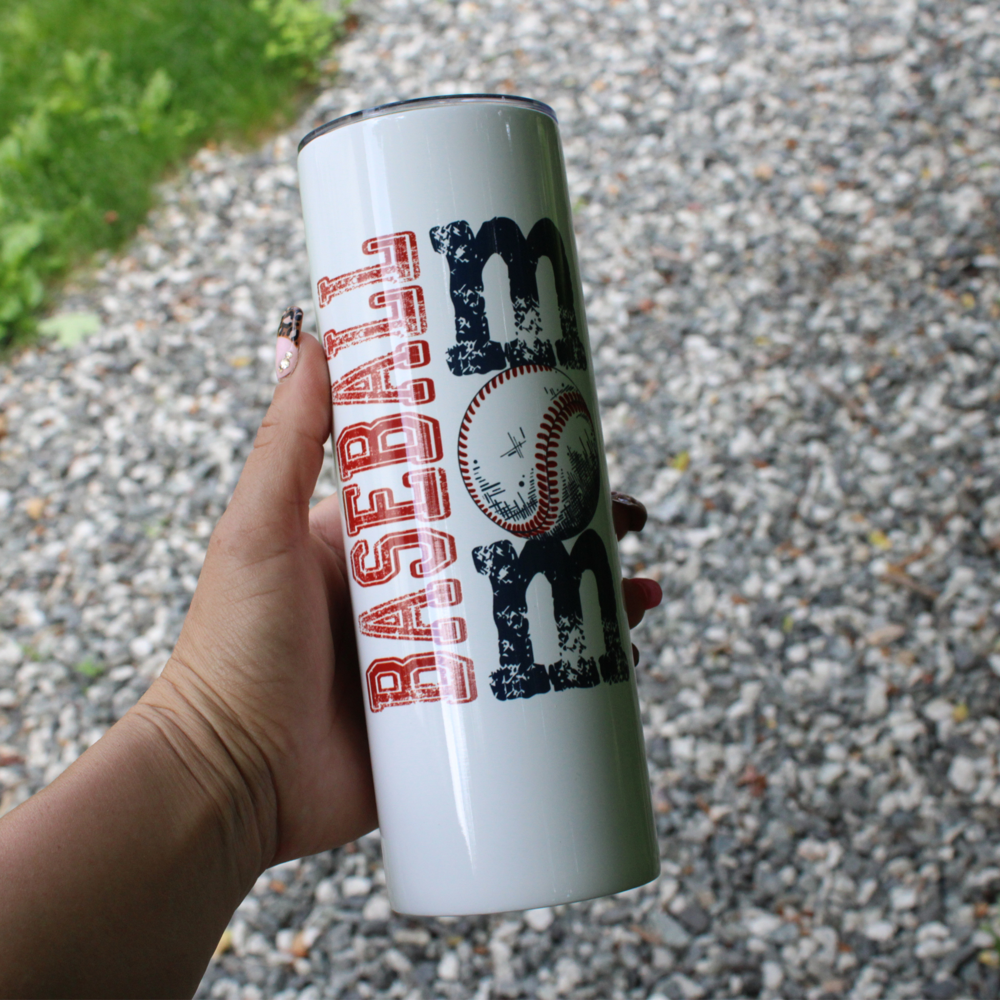 Baseball Mom 20oz Tumbler - Sorry. Can't. Baseball. Bye.