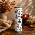 Halloween Geese Tumbler | Cute Ghost Goose Coffee Cup | Fall Goose Lover Gift