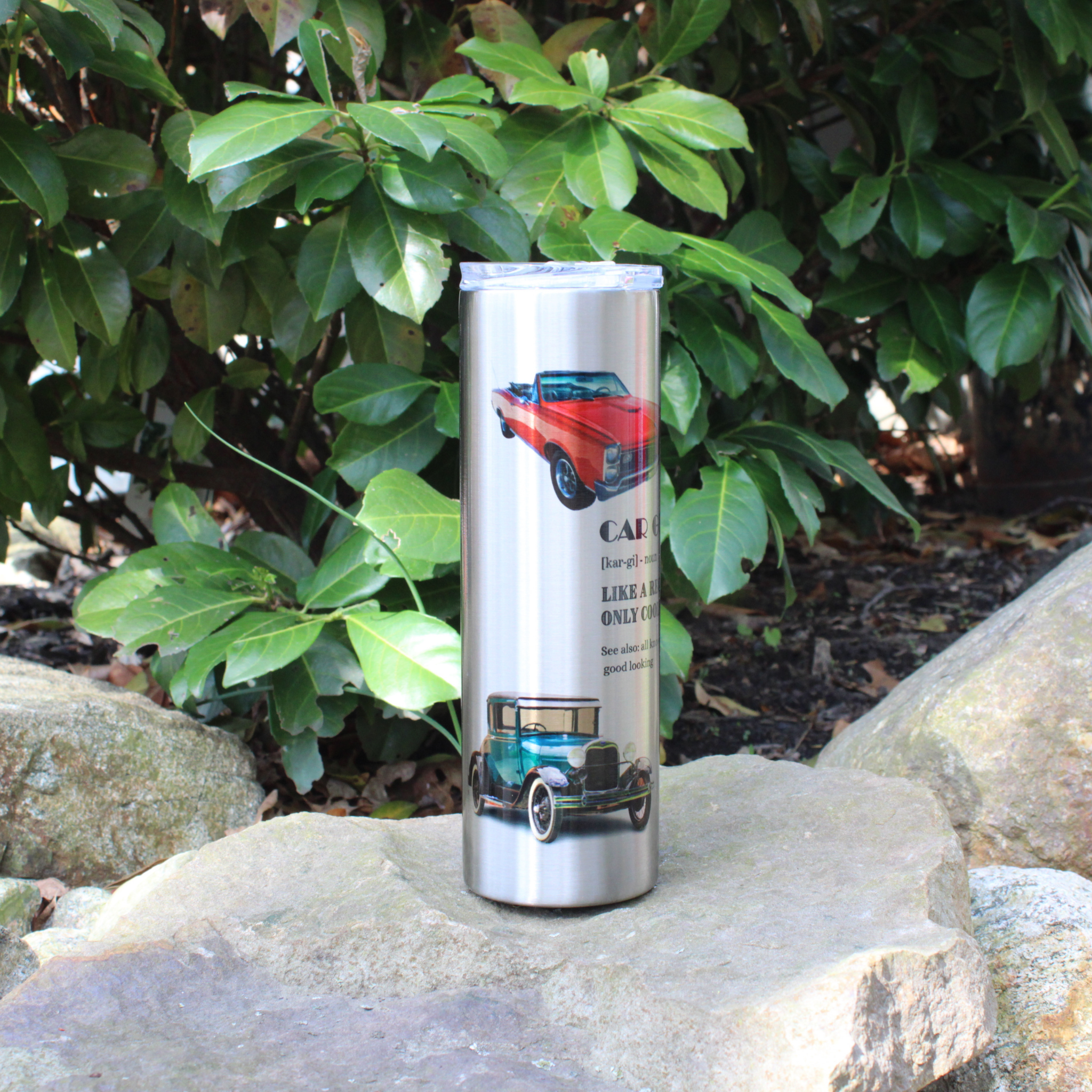 Car Guy 30 oz Tumbler, Classic Car Design, Car Lover Gift Idea