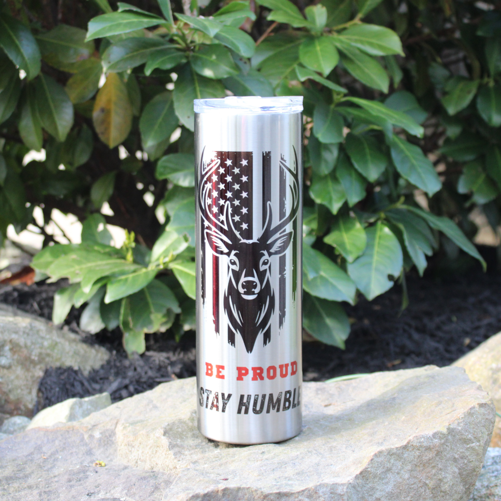 American Pride Patriotic Tumbler, Be Proud Stay Humble, Patriotic Gifts, 30 oz Tumbler, Stainless Steel