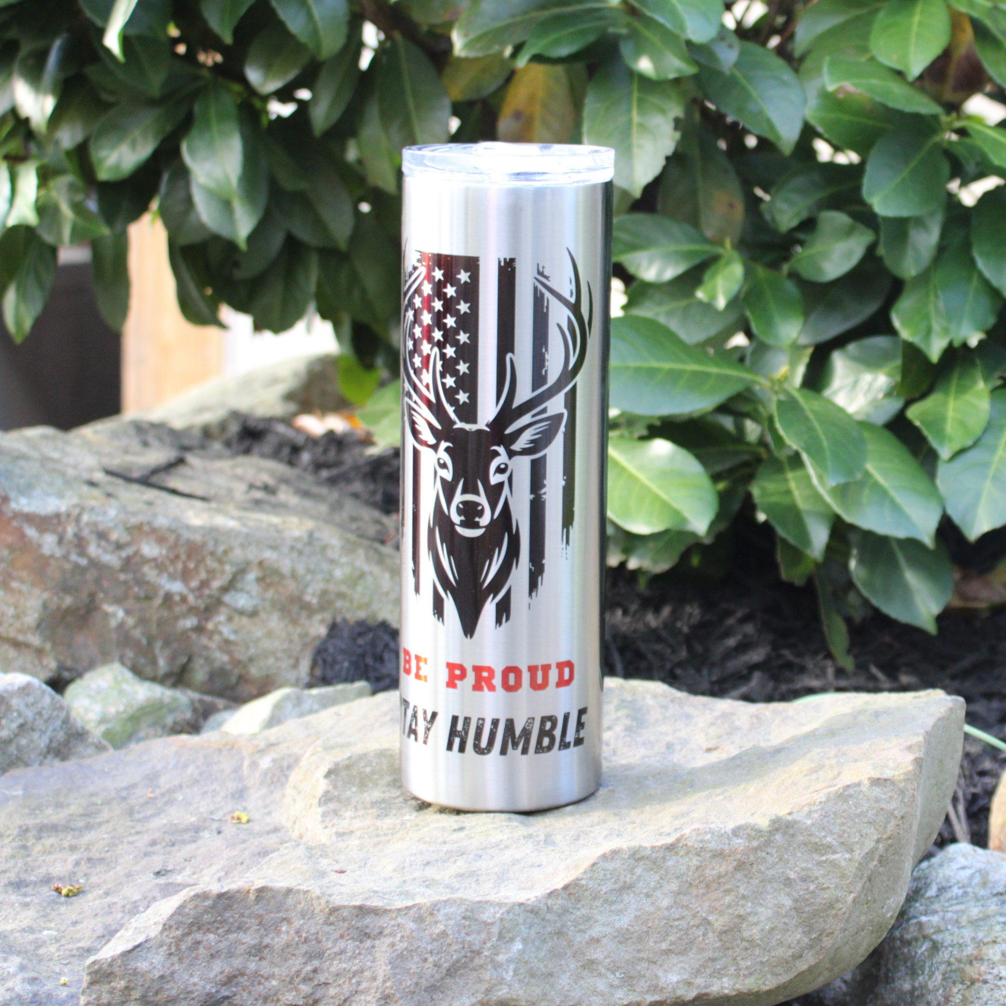 American Pride Patriotic Tumbler, Be Proud Stay Humble, Patriotic Gifts, 30 oz Tumbler, Stainless Steel