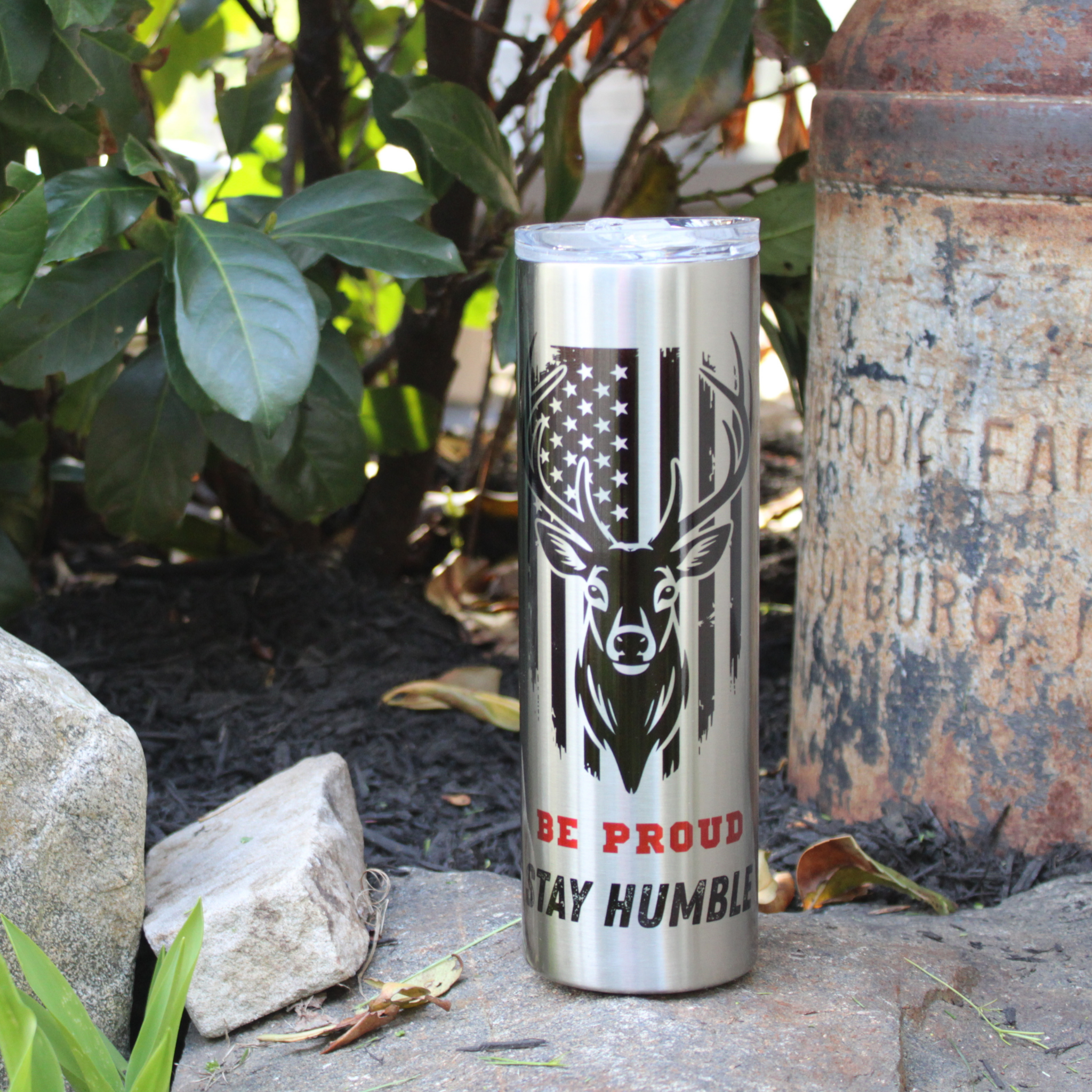 American Pride Patriotic Tumbler, Be Proud Stay Humble, Patriotic Gifts, 30 oz Tumbler, Stainless Steel