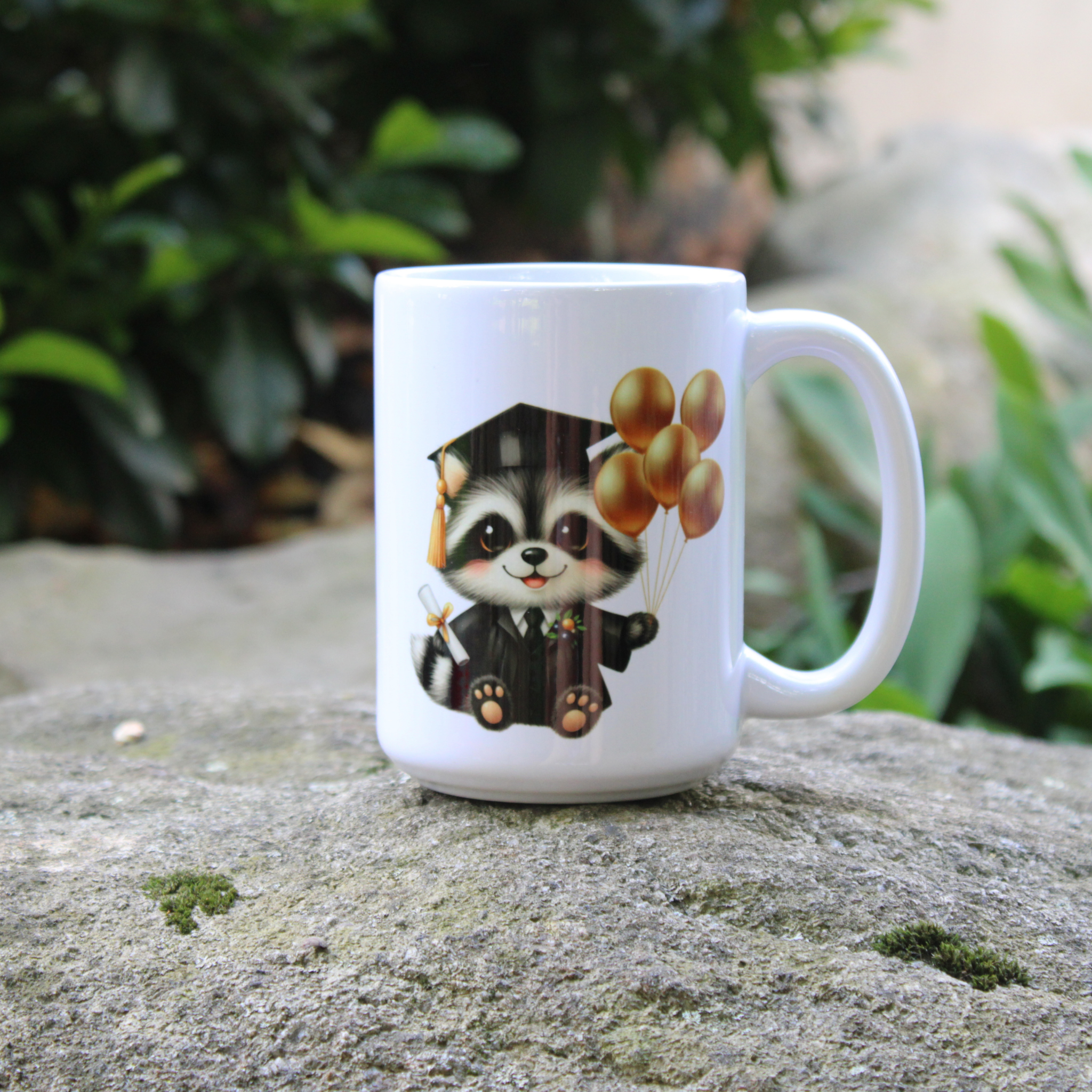 Raccoon Graduation Mug 15oz Kindergarten Graduation Gift