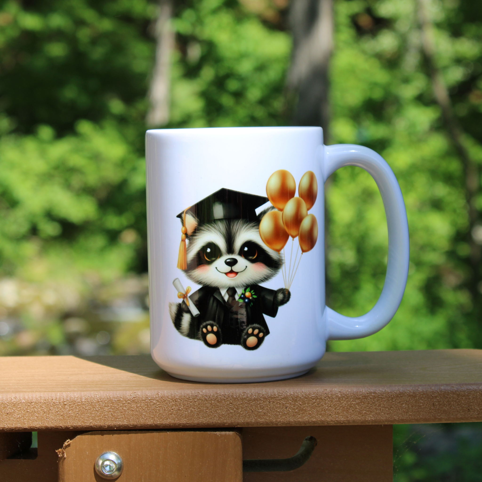 Raccoon Graduation Mug 15oz Kindergarten Graduation Gift