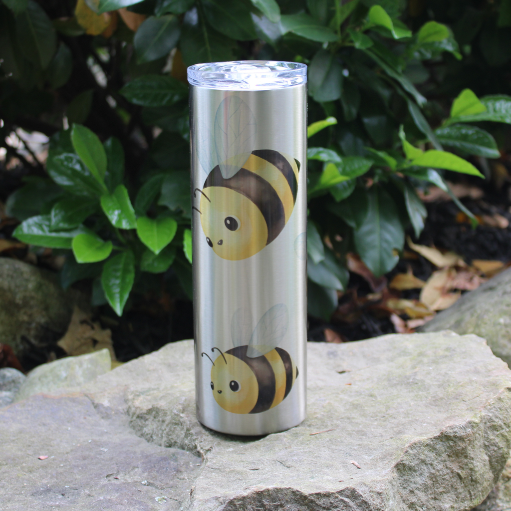 Happy Smiling Bumblebees Tumbler 30oz Stainless Steel