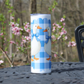 1980's Geese Vintage Inspired 20oz Tumbler, One Silly Goose, Geese with Blue Gingham
