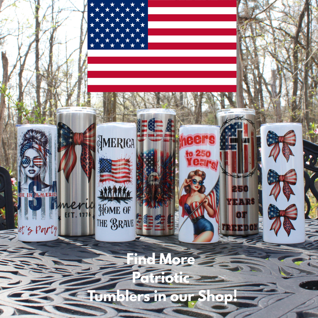 250 Years of Freedom Patriotic Tumbler