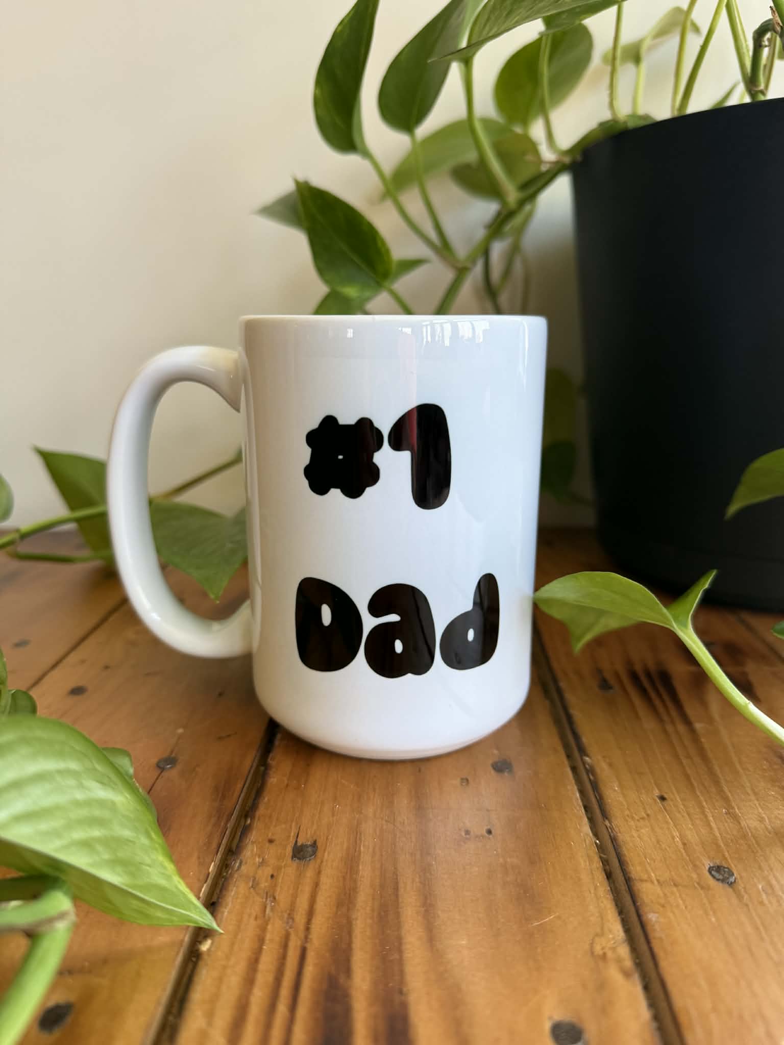 Father's Day Mug - #1 Dad 15oz Bigfoot Coffee Mug, Best Dad Mug