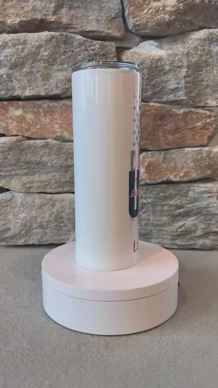 USA Summer Girl 4th of July 20 oz Tumbler Video